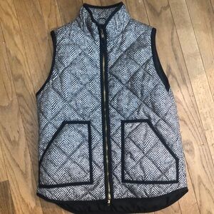 J. Crew Quilted Double-Zip Vest